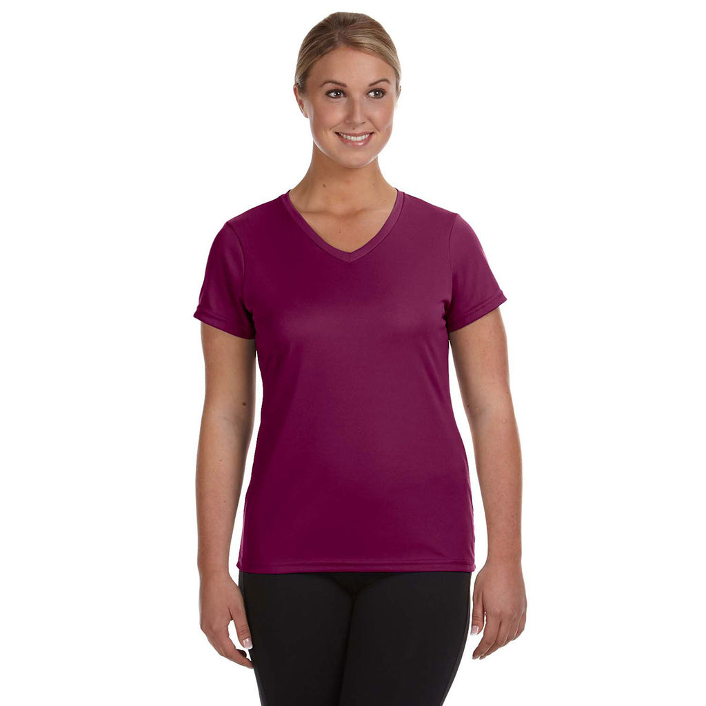 Augusta Sportswear Women's Maroon Wicking-T-Shirt