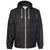 Weatherproof Men's Black Vintage Hooded Rain Jacket