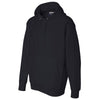 Weatherproof Men's Navy Cross Weave Hooded Sweatshirt