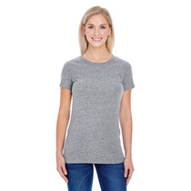 Threadfast Women's Grey Triblend Short-Sleeve T-Shirt