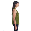 Threadfast Women's Olive Blizzard Jersey Racer Tank