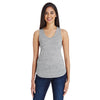 Threadfast Women's Silver Blizzard Jersey Racer Tank