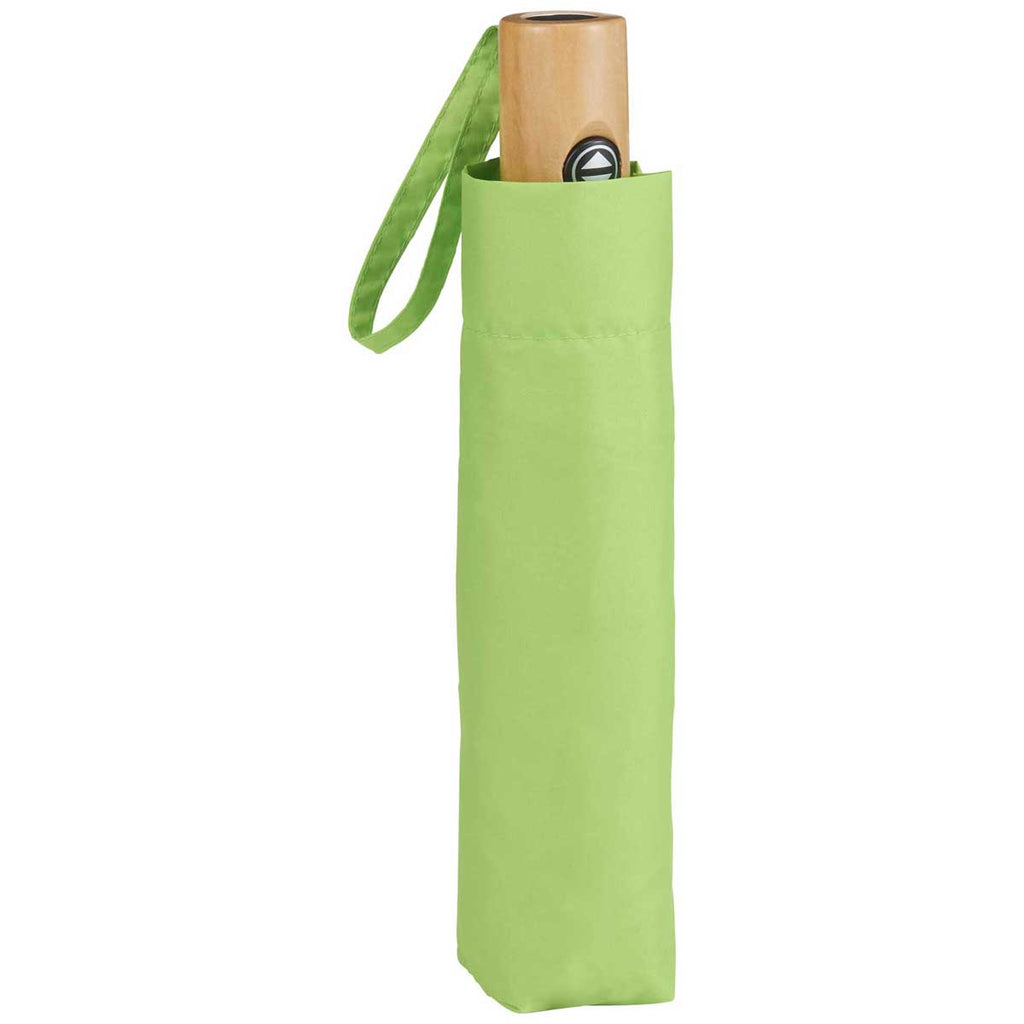 Stromberg Lime 42" Recycled PET Auto Open/Close Folding Umbrella