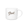 ETS White Monaco Ceramic Mug with White Lining - 16oz