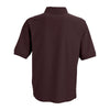 Vantage Men's Deep Maroon Soft-Blend Double-Tuck Pique Polo