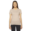 American Apparel Women's Creme Fine Jersey Short-Sleeve T-Shirt