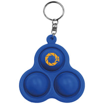Universal Source Blue Pop 3 Bubbles Keychain
