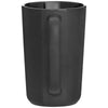 ETS Black 14 oz Ceramic Ledge Mug