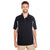 Holloway Men's Black/White Avenger Short-Sleeve Polo