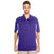 Holloway Men's Purple/White Avenger Short-Sleeve Polo