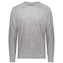 Holloway Men's Athletic Grey Heather Electrify Coolcore Long Sleeve Tee