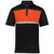 Holloway Men's Black/Orange Prism Bold Polo