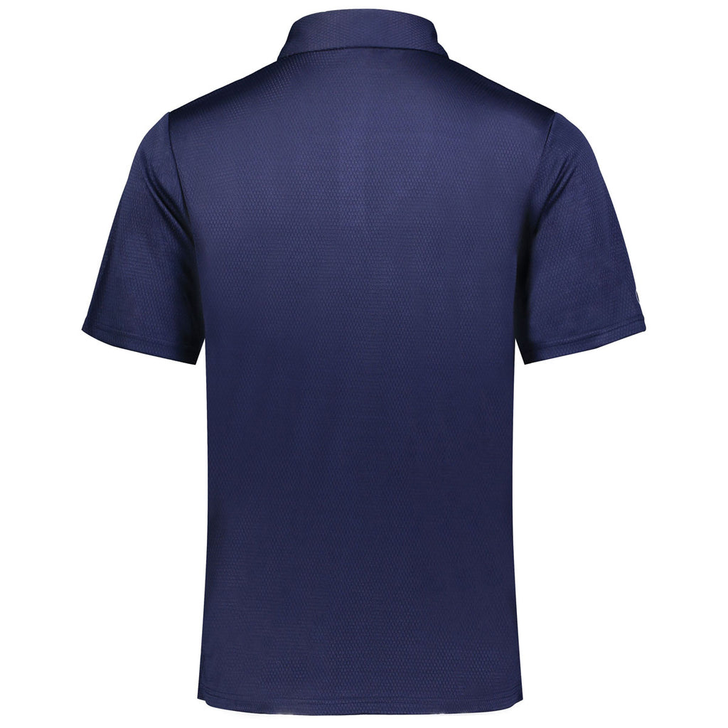 Holloway Men's Navy/White Prism Bold Polo