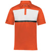 Holloway Men's Orange/White Prism Bold Polo