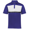 Holloway Men's Purple/White Prism Bold Polo