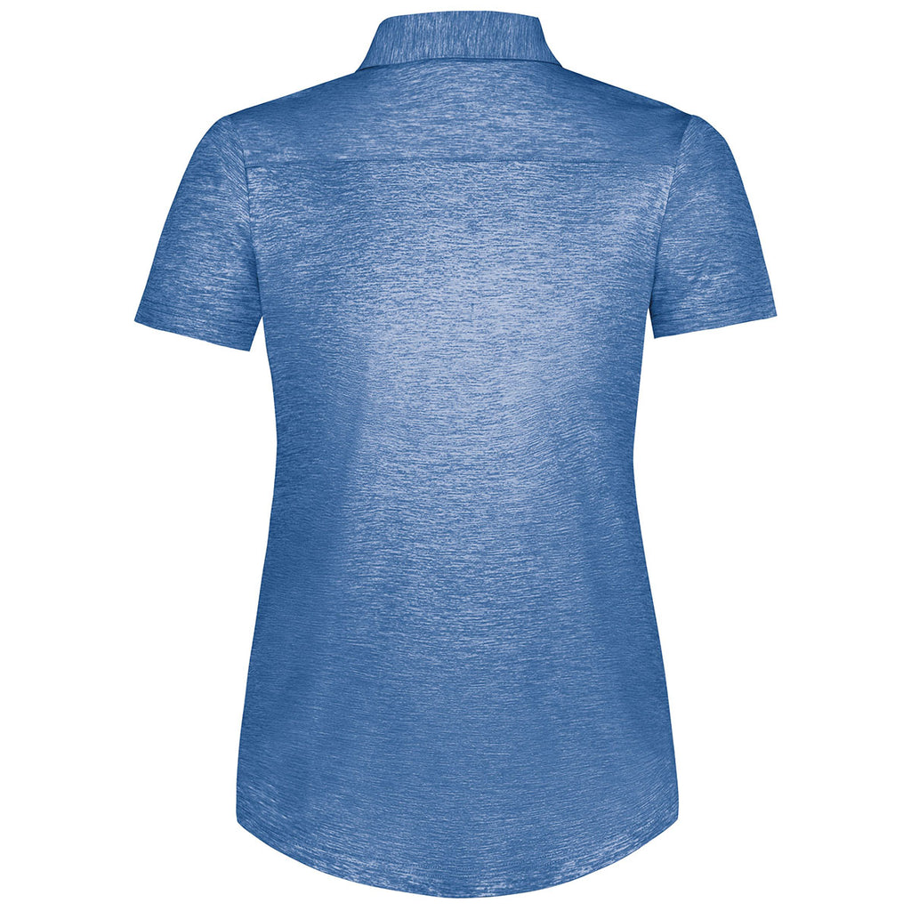 Holloway Women's Royal Heather Electrify Coolcore Polo