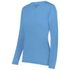 Holloway Women's Columbia Blue Momentum Long Sleeve Tee