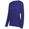 Holloway Women's Purple Momentum Long Sleeve Tee