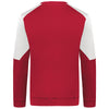 Holloway Men's Scarlet/White Momentum Team Fleece Crew