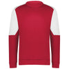 Holloway Men's Scarlet/White Momentum Team Fleece Crew