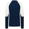 Holloway Women's Navy/White Momentum Team Fleece Crew