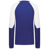 Holloway Women's Purple/White Momentum Team Fleece Crew