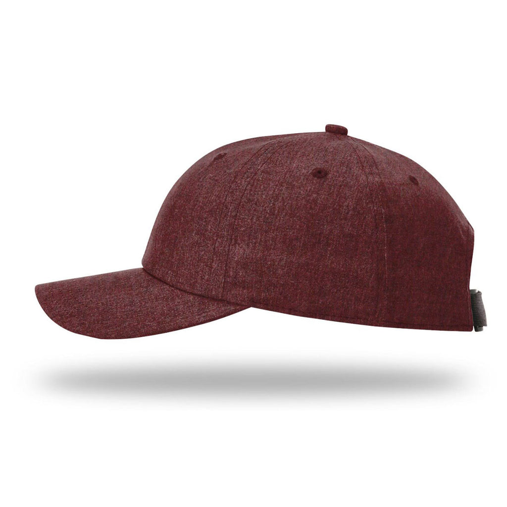 Richardson Heather Maroon Recycled Performance Cap