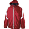 Holloway Men's Scarlet/White Full Zip Charger Jacket