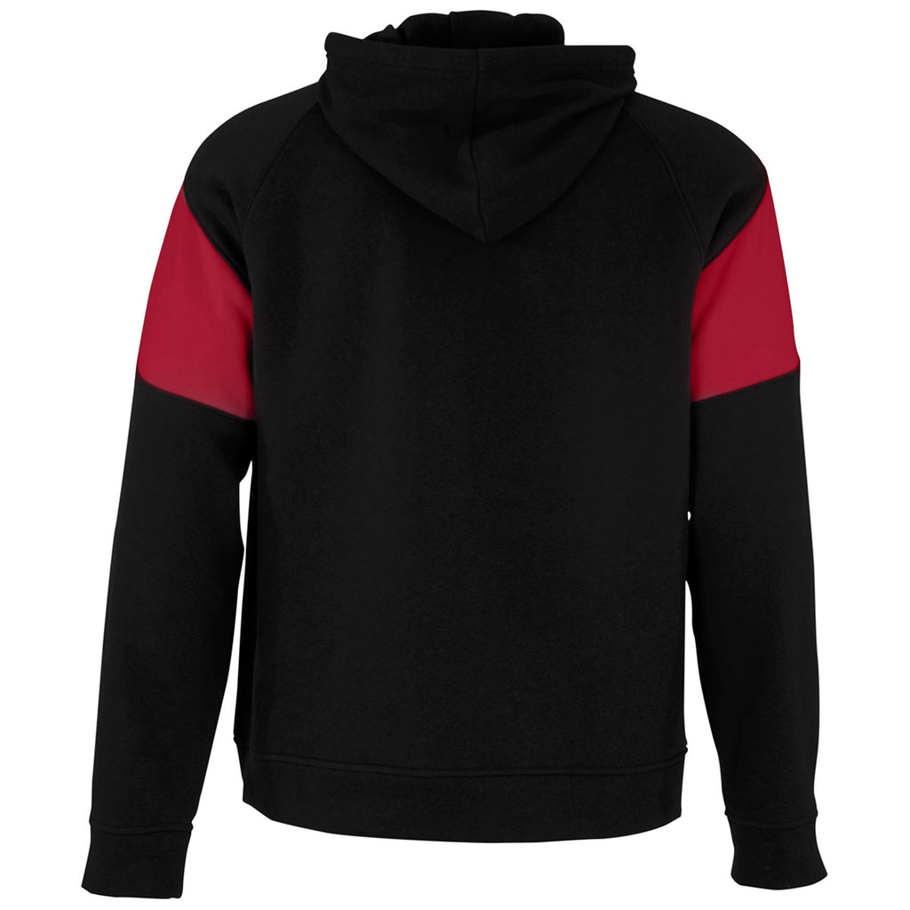 Holloway Men's Black/Scarlet Prospect Hoodie