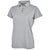 Charles River Women's Light Grey Heathered Eco-Logic Stretch Polo