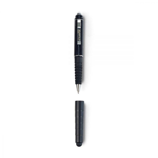 Zebra Black Stylus Ballpoint Pen with Flashlight