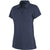 Charles River Women's Navy Heather Heathered Polo