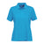 Vansport Women's Island Blue Omega Solid Mesh Tech Polo