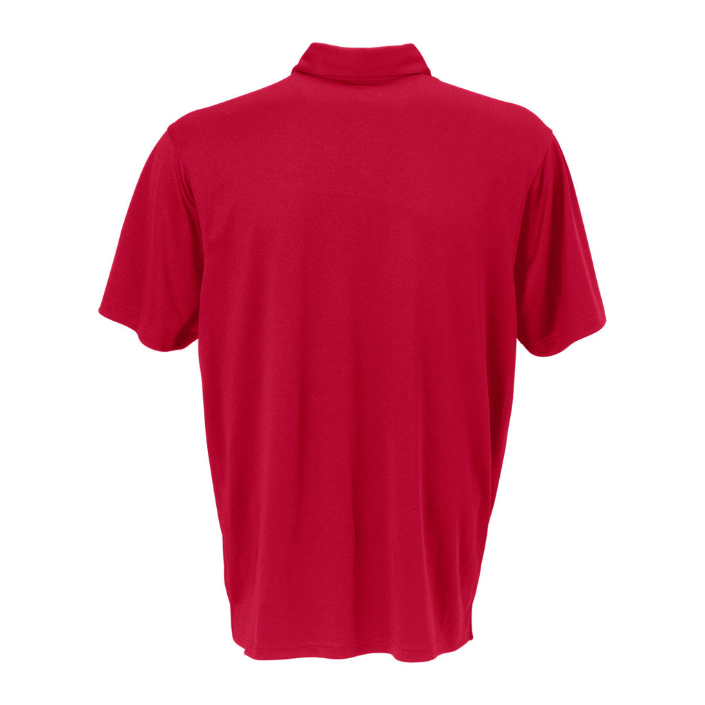 Vantage Men's Sport Red/Grey Two-Tone Polo