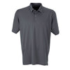 Vantage Men's Dark Grey Micro-Waffle Mesh Polo