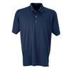 Vantage Men's Navy Micro-Waffle Mesh Polo