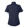 Vantage Women's Navy Micro-Waffle Mesh Polo