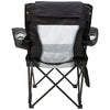 Koozie Black 2-in-1 Mesh Adirondack Chair and Table