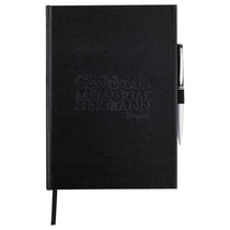 JournalBook Black Executive Large Bound Notebook (pen not included)