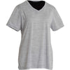 Charles River Women's Grey Space Dye Performance Tee