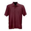 Vantage Men's Deep Maroon Textured Stripe Polo