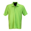 Vantage Men's Lime Textured Stripe Polo