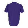 Vantage Men's Purple Textured Stripe Polo