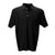 Vansport Men's Black Strata Textured Polo