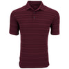 Vansport Men's Deep Maroon Strata Textured Polo