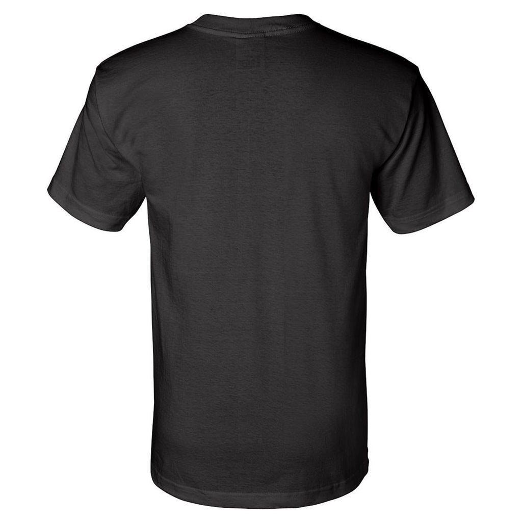 Bayside Men's Black Union-Made Short Sleeve T-Shirt