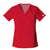 Cherokee Women's Red Flexibles V-Neck Knit Panel Top