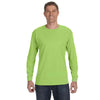 Jerzees Men's Neon Green 5.6 Oz Dri-Power Active Long-Sleeve T-Shirt