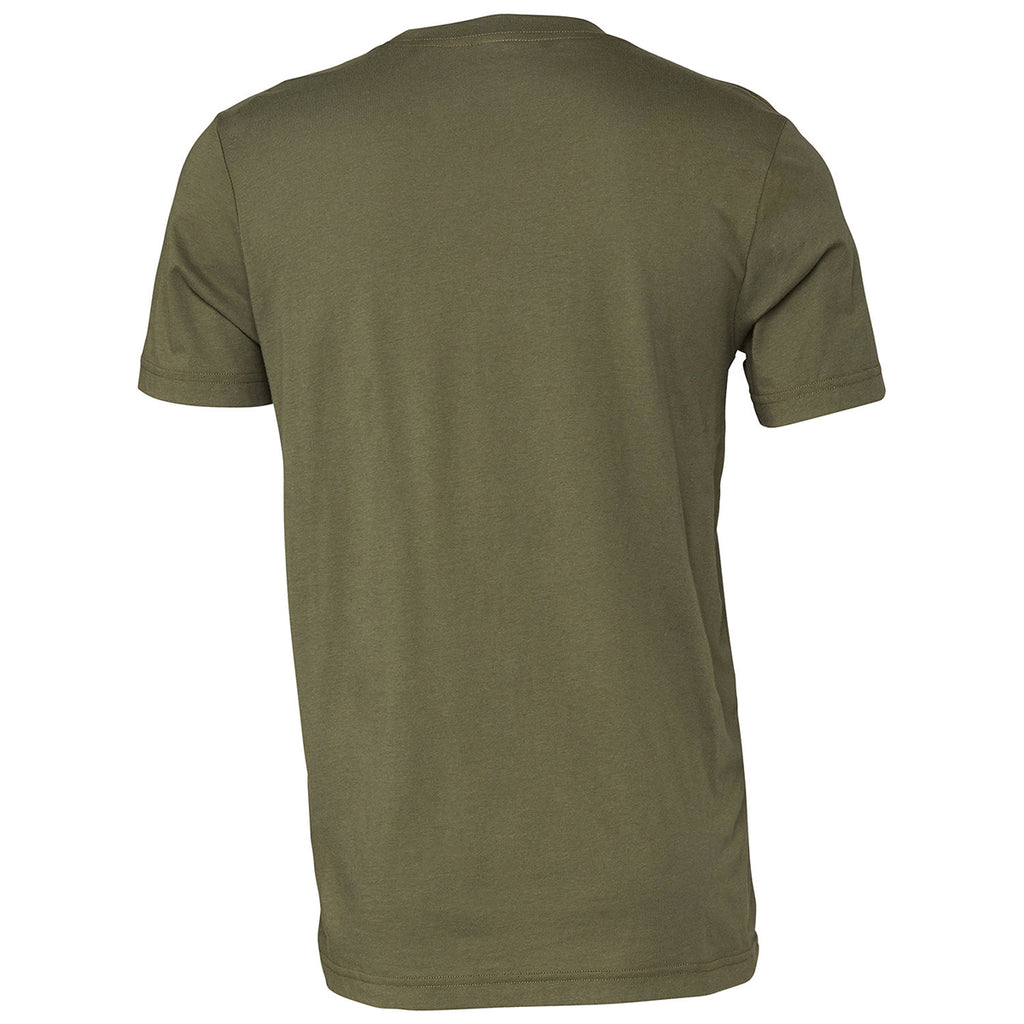 Bella + Canvas Military Green Unisex Jersey T-Shirt