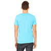 Bella + Canvas Unisex Turquoise Jersey Short-Sleeve T-Shirt